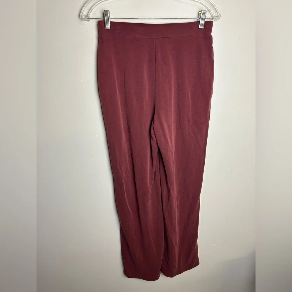 Soft‎ surroundings Burgundy outfit set Pants XS  Top S Old Money Comfortable